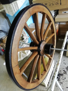 Photo de galerie - Restauration complète de roue ancienne