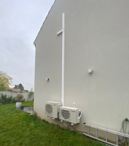 Photo de galerie - Installation d'une maison de 4 chambres avec passage des liaisons dans les combles