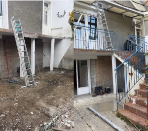 Photo de galerie - Retrait d'un escalier extérieur 