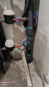 Photo de galerie - Remplacement té 63 PVC pression sur alimentation générale 