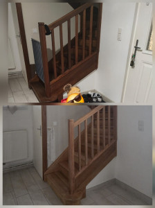 Photo de galerie - Rénovation escalier.
