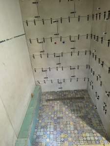 Photo de galerie - Faïence pour la douche