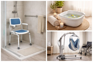 Photo de galerie - Aide à domicile avec douceur et bienveillance : toilette sécurisée, transferts, confort et accompagnement au quotidien.