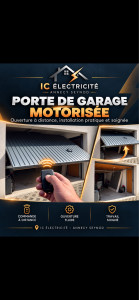 Photo de galerie - Porte de garage motorisée 