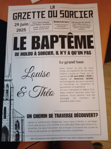 Photo de galerie - Creation et impression de faire part baptême 