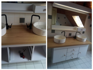 Photo de galerie - Modernisation de plan vasque.