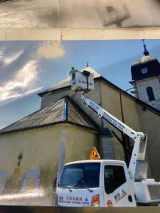 Photo de galerie - Nettoyage de toiture
