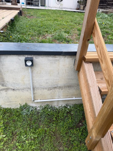Photo de galerie - Installation des prises extérieur 