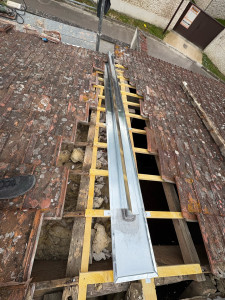 Photo de galerie - Couloir d’eau en zinc 