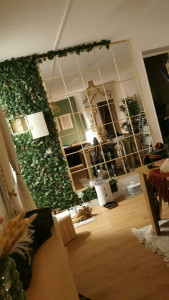 Photo de galerie - Création d'une verrière et d'un mur végétal 