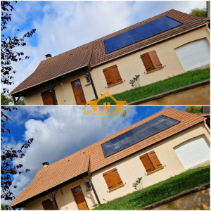 Photo de galerie - Traitement anti-mousse par pulvérisation.