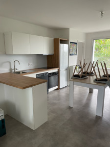 Photo de galerie - Projet complet : relevé de côtes, plan et pose d’une cuisine IKEA. 