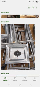 Photo de galerie - Véranda en  fer forgé conçu et poser par mes soin