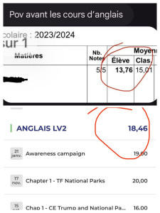 Photo de galerie - I'm always glad to get this kind of feedback from a student after two years of teaching her