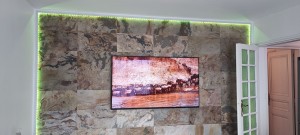 Photo de galerie - Installation de la télé et électricité 