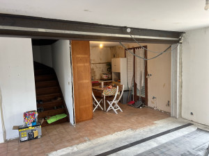 Photo de galerie - Reprise porteuse de 6,40m d’un voile béton dans une maison