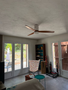 Photo de galerie - INSTALLATION D’UN VENTILATEUR DE PLAFOND