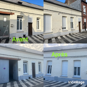 Photo de galerie - Mise en peinture d’une façade 