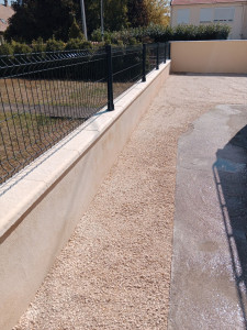 Photo de galerie - Création clôture après abattage