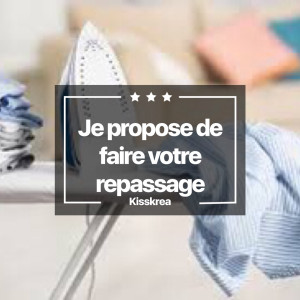 Photo de galerie - Repassage de votre linge en lot de 20 pièces ou à l’unité 