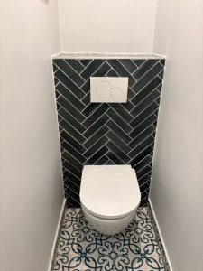 Photo de galerie - Installation wc suspendu 