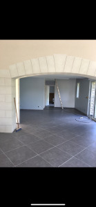 Photo de galerie - Taille de pierre placo carrelage peinture 