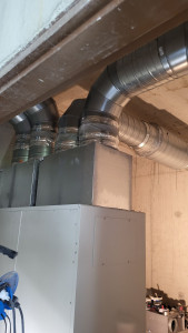 Photo de galerie - Pose vmc sur depart CTA local piscine 