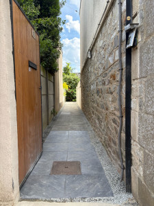 Photo de galerie - Création d’une allée en dalle