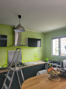 Photo de galerie - Plâtre ponsage pentures intérieur extérieur 