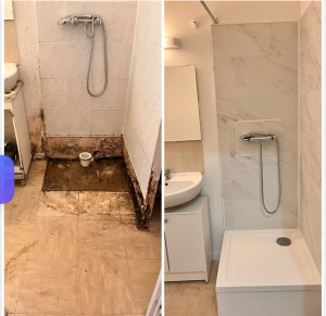 Photo de galerie - Rénovation de douche
