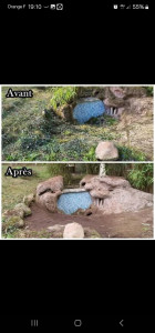 Photo de galerie - Nettoyage d'une fontaine