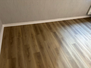 Photo de galerie - Pose d’un sol clipser et pvc 