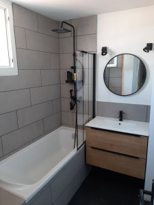 Photo de galerie - Salle de bain en appartement 