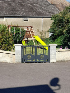 Photo de galerie - Fabrication et pose portillons en acier