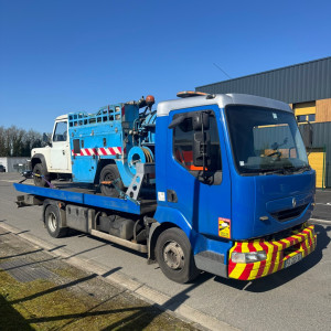 Photo de galerie - Remorquage d’un camion d’hydrocurage de Garches à Massy