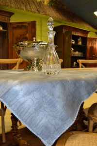 Photo de galerie - Nappe et serviettes à partir de batik 