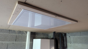 Photo de galerie - Fabrication d'un encadrement pour l'installation d'une trappe de visite dans un garage 