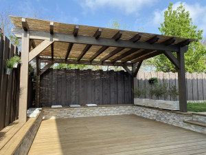 Photo de galerie - Pergola Bois
●INSTAGRAM : _GREENWOOD.BZH_ ●