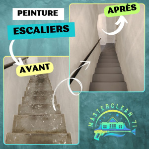 Photo de galerie - Peinture escaliers