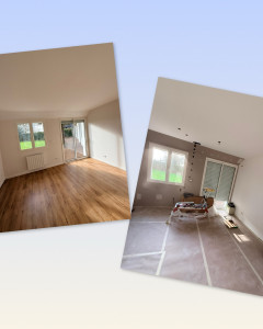 Photo de galerie - Enduit + peinture 