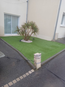 Photo de galerie - Pose de synthétique. 