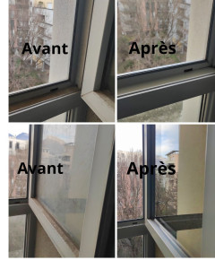 Photo de galerie - Nettoyage vitres 
