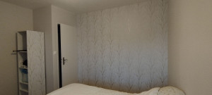 Photo de galerie - Pose de tapisserie avec raccords