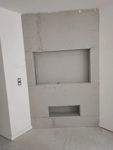 Photo de galerie - Pose de plaque de BA13 