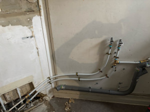 Photo de galerie - Déplacement de la plomberie