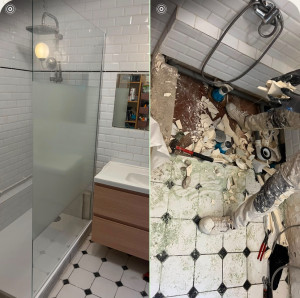 Photo de galerie - Rénovation douche italien