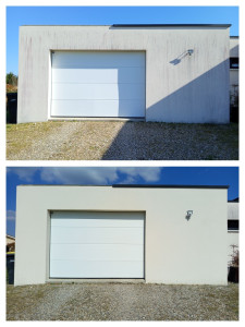 Photo de galerie - Nettoyage façade et peinture 