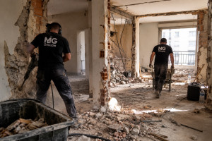 Photo de galerie - Demolition de plusieurs murs 