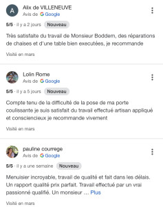 Photo de galerie - Menuiserie - Huisserie - Agencement