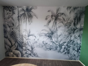 Photo de galerie - Pose de papier panoramique 